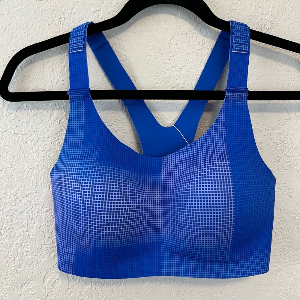 NEW Brooks Run Bra Dare Racerback 2.0 Bluetiful Altitude 32D